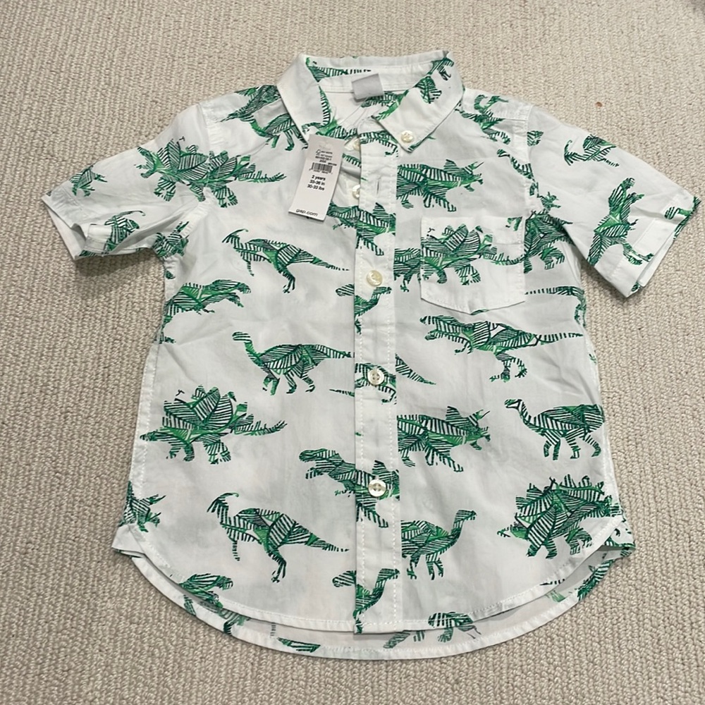 NWT Gap boys button down shirt
